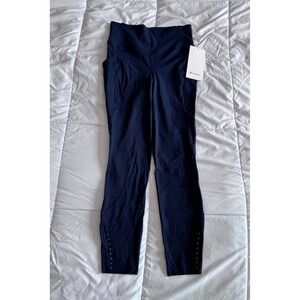 New Lululemon Fast Free HR Tight Leggings 25" Pockets Women's 6 Navy Blue $128.